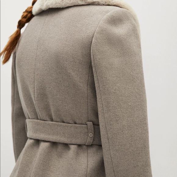 MANGO WOOL COAT - Picture 4 of 6